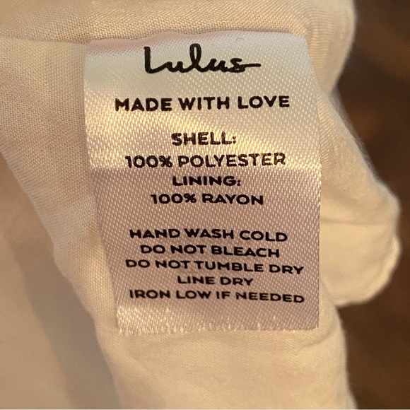 Lulus • So True Blue & White Floral Short Sleeve Tiered Mini Dress • Size L EUC - Picture 7 of 8